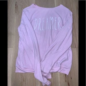 Wildfox “Dreamer” Pink Long Sleeve